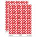 Pill Medicine 200+ Round Stickers - Gloss Finish - 0.50" Size - Red Red Gloss