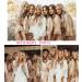BESDEL Women's Satin Silk Bathrobe V-Neck Kimono Robe Bridesmaids - L Beige - Buy Online on GoSupps.com