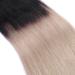 Premium Keratin Bonding U-Tip Extensions - #1B/Gray Ombre - 40cm 100 Strands 100% Remy Real Hair by Novon Hair Extensions - Buy Online on GoSupps.com