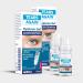 Tears Again Hyaluron 0.3% set gel eye drops against dry eyes reddened irritated or itchy eyes for intensive moisturizing the surface of the eye without preservatives 2x10 ml solution 2x10ml 0.3%