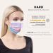 HARD Disposable Face Masks - Made in Germany - CE Certified - Breathable Triple Layer - Filtration 99.78% - Elastic Earloops - Rainbow Ocean Sunrise - 100 Pieces - Buy Online on GoSupps.com