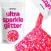 Hemway Premium Ultra Sparkle Glitter Multi Purpose Metallic Flake For Arts Cosmetics Resin Festival Face Hair - Fluorescent Pink - Extra Chunky (1/24 "0.040" 1mm) 100g / 3.5oz Fluorescent Pink Extra Chunky - 100g