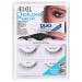 Ardell Deluxe Pack - Style 110 2x pair of real hair eyelashes with duo eyelash glue and applicator for attaching the artificial eyelashes the original for fake lashes