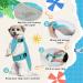Shop Hjumarayan Cooling Vest for Dogs | Breathable Summer Dog Cooling Coat with D-Rings - Perfect for Hot Days - Size M Blue - Buy Online on GoSupps.com