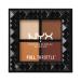 NYX PROFESSIONAL MAKEUP Full Throttle Shadow Palette  Color Riot  0.21 Ounce Color Riot 0.21 Ounce (Pack of 1)