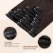 Tess Clip-In Real Hair Extensions - Dark Brown #2 18 Clips 8 PCs 12 (30cm) - Lightweight 55g Affordable Remy Hair Extensions - Buy Online on GoSupps.com