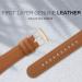 EDIMENS Genuine Leather Bands for Fitbit Versa 3 / Sense | Light Brown Small 5.7 - 7.8 - Buy Online on GoSupps.com