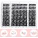 Riya 40D DIY Eyelash Clusters Extensions - D Curl Wispy Lashes Volume - 320pcs Individual Cluster Lashes - At-Home DIY Kit (40D 0.07D 8-15Mixed) - Buy Online on GoSupps.com