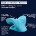 BulBus Bow Neck Stretcher Posture Corrector-Neck Hump Corrector Pillow-Cervical neck traction pillow and Neck Relaxer-Neck Cloud-Neck Pain Relief Device (Neck Stretcher) - Buy Online on GoSupps.com