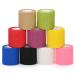 Seadesky self-adhesive bandage self-adhering bandage elastic bandage cohesive association animal association fixing bandage for first aid adhesive bandage association pet vet wrap 5cm*4.5m (9 roles) Mix-1