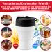 Tilcore Collapsible Protein Shaker & Water Bottle - 600ml / 20oz | Leak-Proof Food-Grade Silicone Reusable Black - Buy Online on GoSupps.com