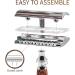 Bamboo Safety Razor | Double Edge Razor for Men and Women | Eco-Friendly & Reusable | Fits All DE Blades | Bambaw Classic Silver - Buy Online on GoSupps.com