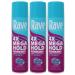 Rave Hs 4x Mega Unscnted Size 11z Rave Hs 4x Mega Unscnted Areo 11z Pack of 3