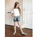 Zaclotre Girls Running Shorts with Pockets - Grey, 11-12 Years - Buy Online on GoSupps.com