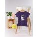 Personalized Cat T-Shirt for Girls - Cute Cat Motif - Shirtracer Gift - Purple Mottled - Buy Online on GoSupps.com
