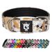 Tspro Tactical dog collar 3.3 cm wide dog collar military standard strong dog collar thick dog collar dog collar with stable metal buckle (Camo Khaki-S) S-neck size (adjustable 35.5cm-43cm) camouflage pattern Khaki