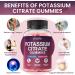 Soochic Potassium Citrate Gummies - 1200mg Chewable Potassium Supplement for Men & Women - Supports Leg Cramps & Muscle Health - Vegan Gluten Free Sugar Free - Raspberry Flavor (60 Count) - Buy Online on GoSupps.com