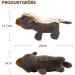 Iokheira Squeaking Dog Toys for Large Dogs | Cuddly Crinkle Toys for Puppies & Medium Dogs | Beige Brown Honeydachs - Buy Online on GoSupps.com