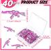 Loopeer 40 Pcs 3D Pink Gun Nail Charms - Shiny Diamond Metal Decorations for Nail Art & Jewelry Making - Buy Online on GoSupps.com