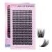 Cluster Eyelash Extensions 180 PCS Cluster Lashes Wispy DIY Individual Lashes Cluster Super Thin Band Eyelash Clusters Soft Mink False Eyelashes Mixed Tray(C-8-16mix)