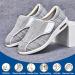 Women s Adjustable Diabetic Shoes | Non-Slip Breathable & Lightweight Edema Sneakers for Elderly - Air Cushion Pressure-Free Walking Shoes (Size 14 Black - Buy Online on GoSupps.com