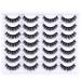 Lashes Eyelashes 8D Fluffy False Eyelashes Wispy Faux Mink Lashes Light Weight Fake Eyelashes Cat Eye Lashes 14 Pairs Pack