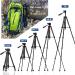 KINGJOY 75-Inch Camera Tripod with Wireless Remote and Travel Bag - Compatible with DSLR Cameras, Cell Phones, Projectors, and Binoculars - Buy Online on GoSupps.com