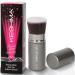 Flat Top Retractable Makeup Brush by Keshima - Premium Retractable Kabuki Brush Blush Brush Foundation Brush for Liquid Makeup Powder and Cream