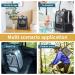 Large Grey Cockatiel Bird Carrier with Shade Cover, Standing Perch, Feeder Bowls & Ventilation - Travel Cage with Adjustable Height - Buy Online on GoSupps.com