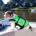 Vivaglory Ripstop Dog Lifeguard Vest - Enhanced Buoyancy & Visibility for Small/Medium Dogs - Neon Green XS (35-43cm Chest) - Buy Online on GoSupps.com