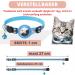 Buy Croc-Cat Airtag Cat Neck Band - Purple | Safety Buckle Collar for Kittens & Small Dogs | Compatible with Apple Airtag - Buy Online on GoSupps.com