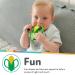 Nuby Veggie Teether for Teething Relief - BPA-Free Baby Teething Toy - 3+ Months - Corn Shape - Buy Online on GoSupps.com