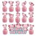 25Pcs Axolotl Cupcake Toppers - Axolotl Birthday Decorations Party Supplies Mixed Shaped Axolotl Cake Toppers for Wedding Boys Girls Birthday Party Baby Shower