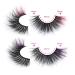 JIMIRE Colored Faux Mink Lashes - Fluffy Wispy Purple Pink Eye Lashes for Subtle Pop Makeup (5 Pairs) - Buy Online on GoSupps.com