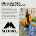 Mixirl Stylish Baby Diaper Backpack | Rolltop Design Large Capacity & Stroller Attachment - Perfect for Moms (Black) - Buy Online on GoSupps.com