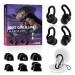 Noise Cancelling Ear Plugs for Sleeping - 2 Pairs Reusable Soft Silicone Noise Block Earplugs for Sound Proof 30db Noise Reduction Earplug for Sleep Snoring Blocking Concert. Black
