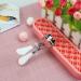 Buy White Makeup Eye Curling Tool - Comfortable Grip Cosmetic Lash Curler for Perfect Lashes | International Shipping Available - Buy Online on GoSupps.com