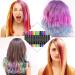 Jim&Gloria Dustless Hair Chalk: Temporary Color Dye for Teens - Halloween & Birthday Gift Ideas for 12-14 Year Old Girls - Buy Online on GoSupps.com
