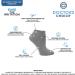 Doctor's Choice Diabetic No Show Socks - Size 9-11 (4 Pairs, Black, Medium) - Buy Online on GoSupps.com