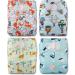 Littles and Bloomz FLV2-0402 Reusable Cloth Diaper Pack - 4 Standard Velcro Diapers for Eco-Friendly Parenting - Buy Online on GoSupps.com