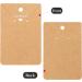 100pcs Kraft Earring & Necklace Display Cards - Personalized Jewelry Cards for DIY Crafts and Retail (3.5x2.4) Brown Paper Ear Studs Display Cards - Buy Online on GoSupps.com