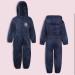 Metzuyan Unisex Baby Waterproof Puddle Rainsuit All-In-One 18-24 Months Navy - Buy Online on GoSupps.com