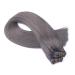 Tape In Hair Extensions - Dark Grey 40cm | 50 Remy Real Hair Tresses with Adhesive Tape | Novon Hair Extensions - Buy Online on GoSupps.com