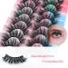 Ceboic False Eyelashes 8 Pairs Russian Strip Lashes Natural Fluffy Wispy Waterproof Volume Eye Lashes Reusable D Curl Reusable Fake Eyelashes B02 - Buy Online on GoSupps.com