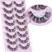 Ruairie Curl Lash Clusters - Natural Look Fluffy Wispy Extension 9-14MM - DIY Individual Eyelash Extensions - 8 Pairs - Buy Online on GoSupps.com