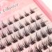 Bodermincer D Curl DIY Clusters Eyelash Extension Segmented Lashes Bundle - 120 Volume Natural Eyelashes (10-12-14-16mm Mix) - Buy Online on GoSupps.com