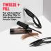 Revlon Comfort and Control Tweezer - Easy-to-Use Eyebrow Tool | Wide Grip | 1 count - Buy Online on GoSupps.com