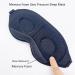 ECHOLLY 3D Contoured Sleep Eye Mask with Adjustable Strap - 100% Blackout Light Cover for Men and Women - Includes 1 Pair of Ear Plugs - Buy Online on GoSupps.com