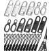 Zipper Pull Zipper Pull Replacement (32 Pack) Universal Replacement Zipper Pull Kit Durable Zipper Tab Replacement Zipper Pulls for Backpacks Purses Jackets Luggage Boots (4 Styles 4 Sizes) Universal Zipper Pull ...