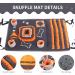Buy Ieuumler Sniffing Carpet Dog Training Mat - Washable Feed Mat for Stress Relief & Natural Feeding | FC009 Gray & Orange - Buy Online on GoSupps.com